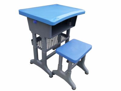 全塑料升降式課桌凳