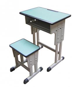 升降式鋼木課桌凳